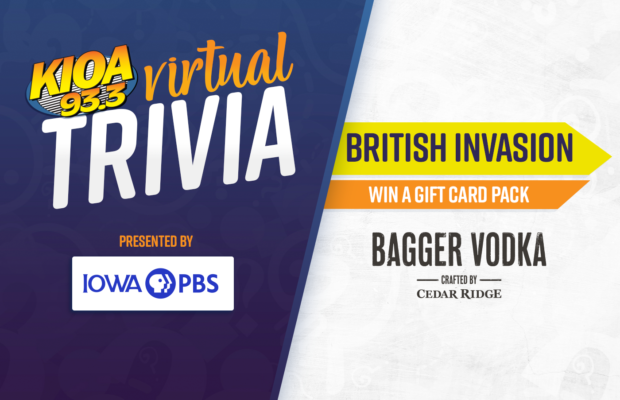 93.3 KIOA’s Virtual Trivia 11/19:  British Invasion