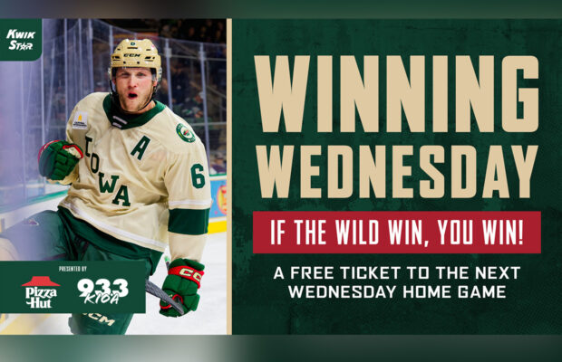 Iowa Wild Winning Wednesday TXT (12/5)